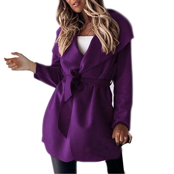 Lilac Bloom Soft Shawl Blazer - Picture 1 of 10